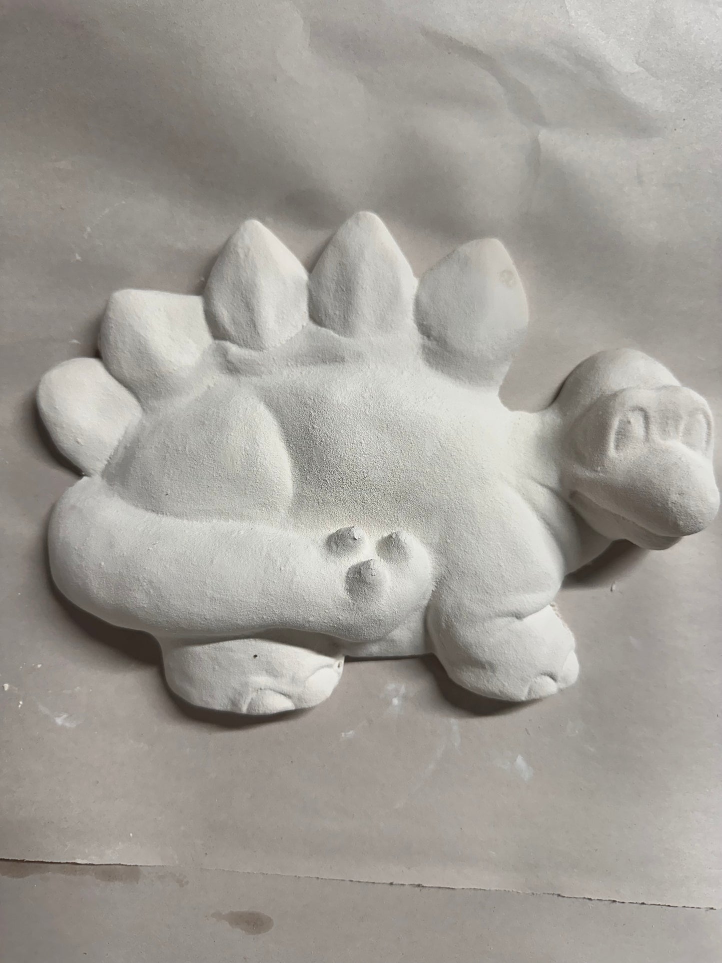 Cartoon stegosaurus