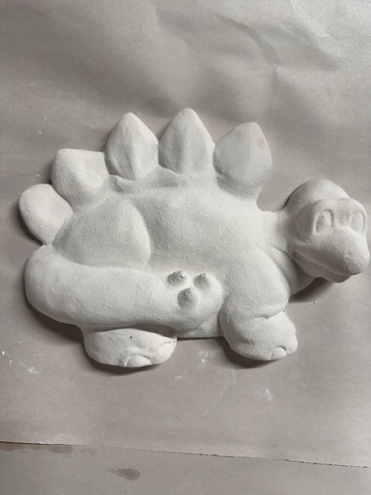 Cartoon stegosaurus