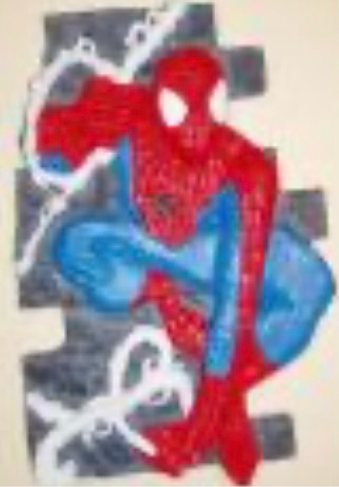 Spiderman wall