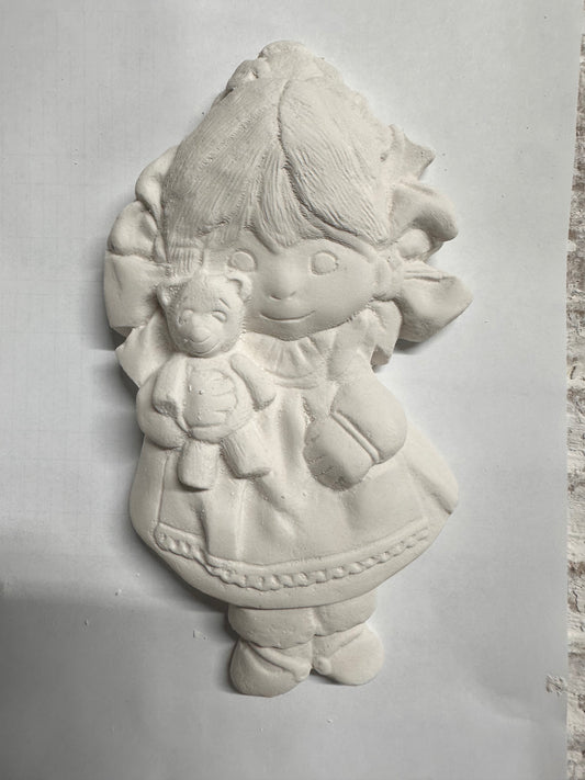 Doll w/ teddy bear