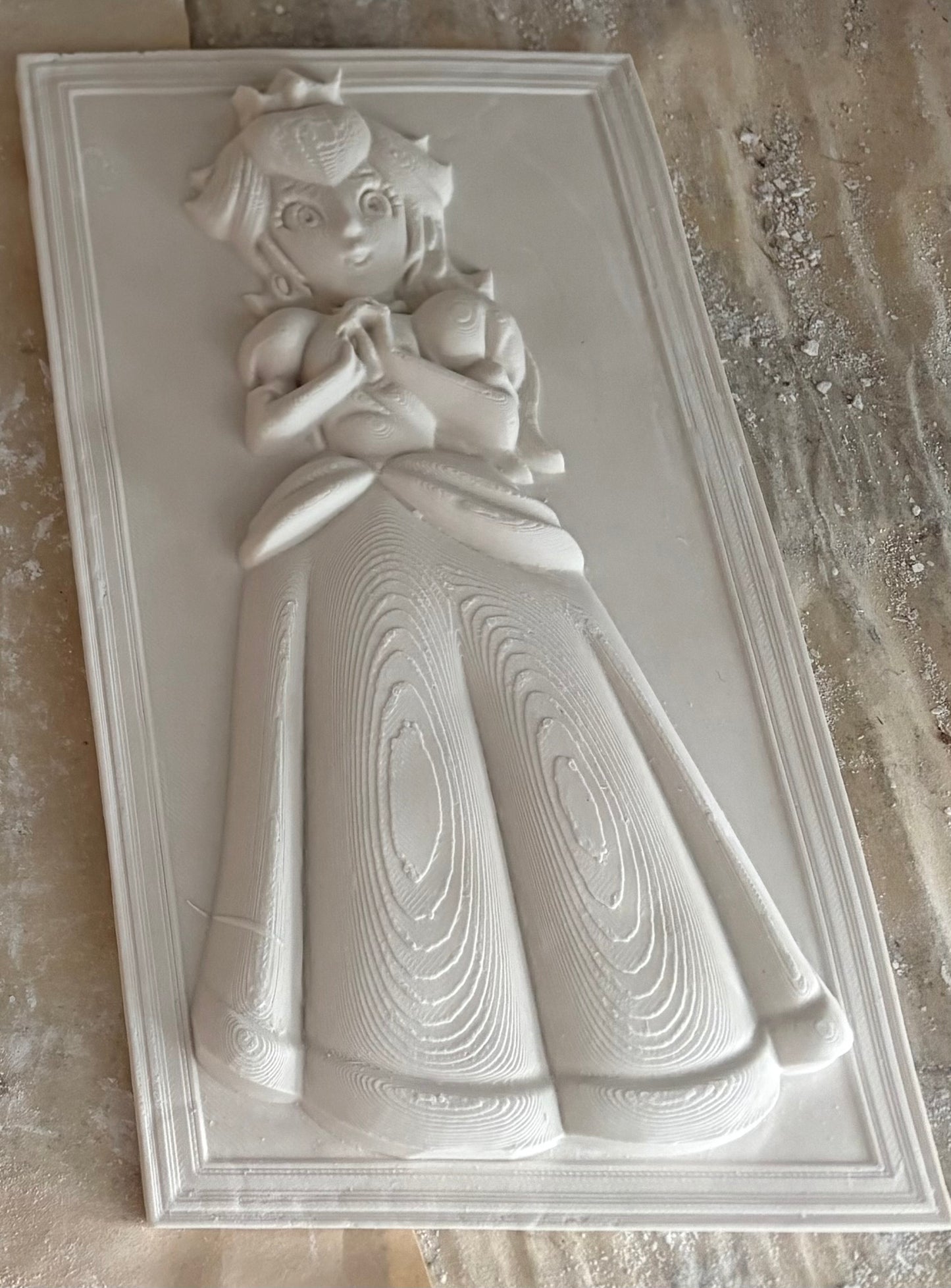 Princess Peach plaque