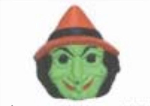 Witch face plaque