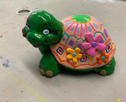 Turtle flowers 3D